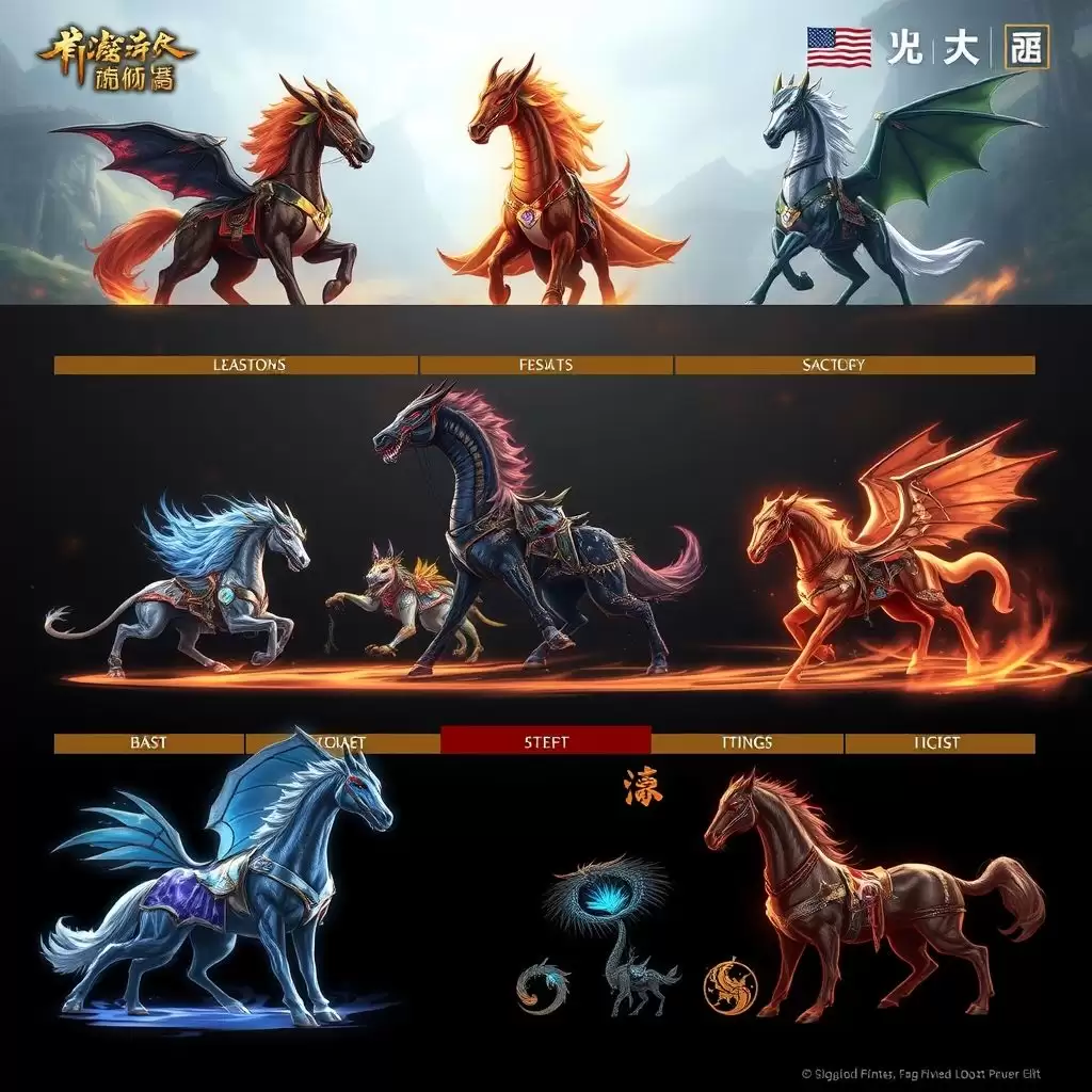 天龙八部私服门派坐骑进化:高阶形态获取-天龙八部私服