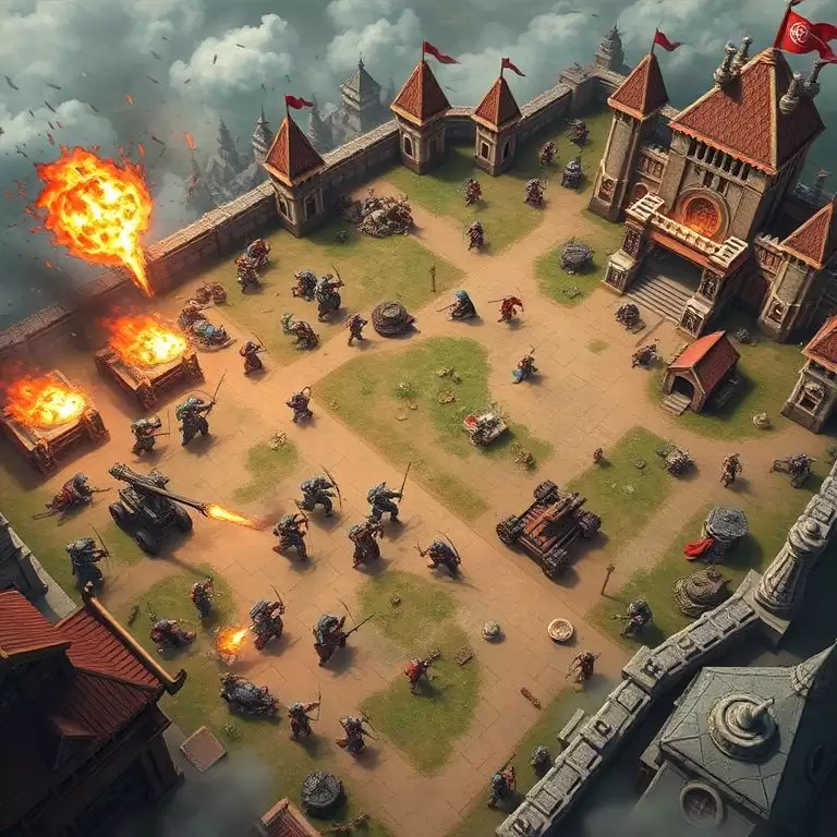 天龙八部经典版私服攻城战策略:攻防布局技巧-天龙八部私服